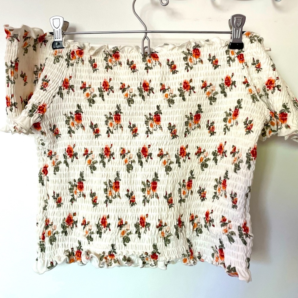Floral crop top